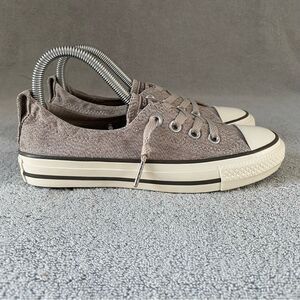 Converse Womens 6 All Star Shoreline Slip On Classic Comfort Shoes Taupe Gray